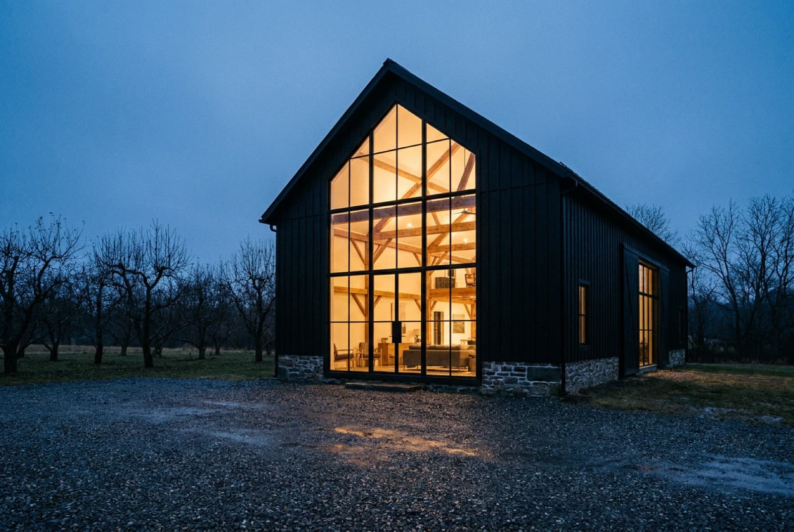 Black Barn, barn conversion in Millbrook, NY